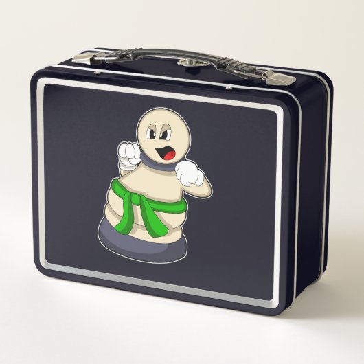 Lunch Box Pièce d'échecs Patrouille aux échecs (Dos)