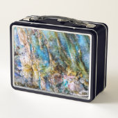 Lunch Box Pierre blanche bleue (Dos)