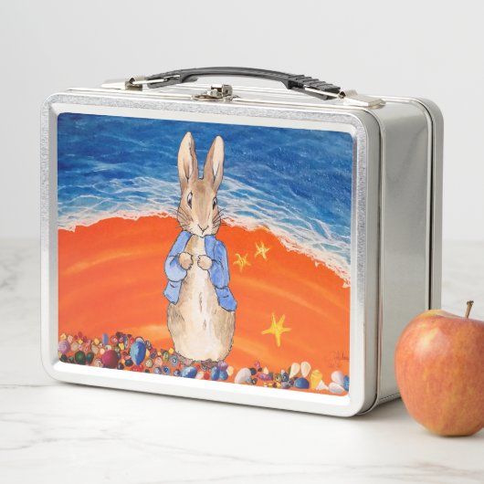Lunch Box Pierre le Lapin à la plage (En situation)