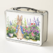 Lunch Box Pierre le lapin dans son jardin (Dos)