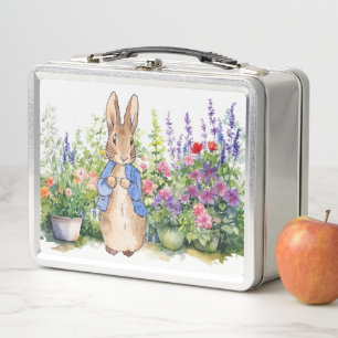 Lunch Box Pierre le lapin dans son jardin