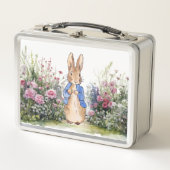 Lunch Box Pierre le lapin dans son jardin (Devant)