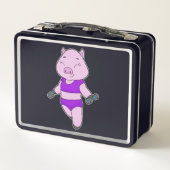 Lunch Box Pig Fitness Dumbbell (Dos)