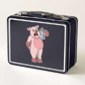 Lunch Box Pig with coffee pot (Dos)