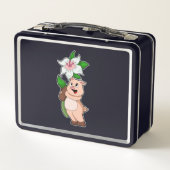 Lunch Box Pig with Flower Lily (Dos)