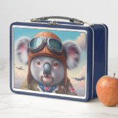 Lunch Box Pilote d'avion Koala (En situation)