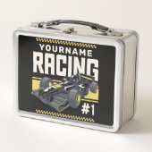Lunch Box Pilote de voiture de course rapide de l'équipe de (Devant)