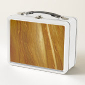 Lunch Box Pine Wood II Faux Texture en bois (Devant)