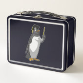 Lunch Box Pingouin as Teacher with Pointer (Devant)