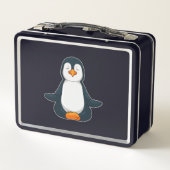 Lunch Box Pingouin au Yoga Fitness en Assis (Dos)