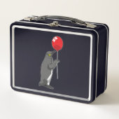 Lunch Box Pingouin avec ballon (Devant)