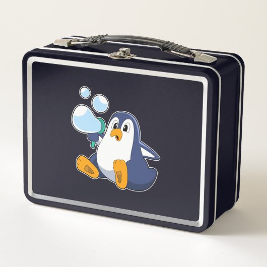 Lunch Box Pingouin avec bulles de savon.PNG (Devant)