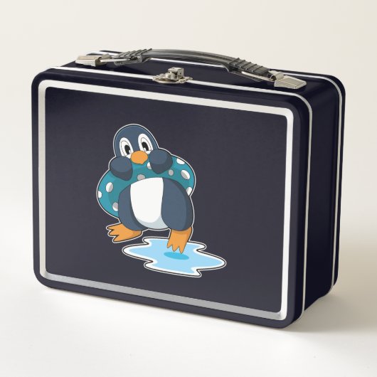 Lunch Box Pingouin avec Lifebuoy (Devant)