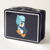 Lunch Box Pingouin avec poisson (Devant)