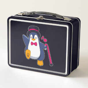 Lunch Box Pingouin en Groom avec Cravate