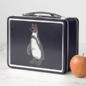 Lunch Box Pingouin with bandana (En situation)