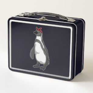 Lunch Box Pingouin with bandana