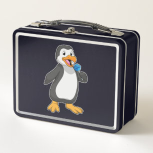 Lunch Box Pingouin with Lollipop