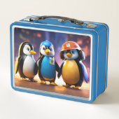 Lunch Box Pingouins à l'air cool (Dos)