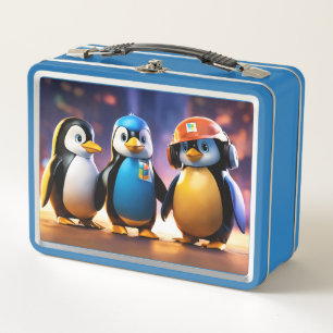 Lunch Box Pingouins à l'air cool