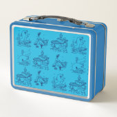 Lunch Box pingouins en Antarctique (Dos)