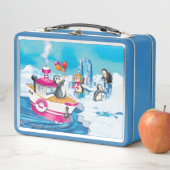 Lunch Box pingouins en Antarctique (En situation)
