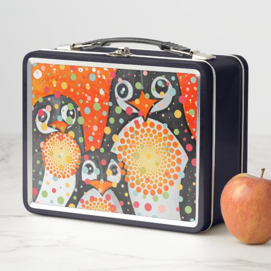 Lunch Box Pingouins fantastiques (En situation)