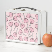 Lunch Box Pink Lollipops, Heart Lollipops, Lollipop Pattern (En situation)