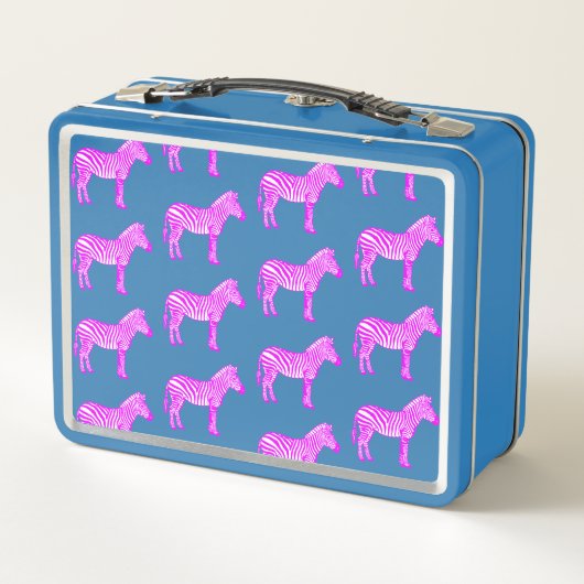 Lunch Box Pink Zebra Kids (Dos)