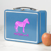 Lunch Box Pink Zebra Kids (En situation)