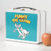 Lunch Box Pinky et le cerveau | Afficher le logo (En situation)