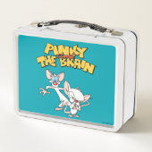 Lunch Box Pinky et le cerveau | Afficher le logo (Dos)