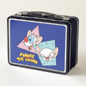 Lunch Box Pinky et le cerveau | Graphiques de caractères rét (Dos)