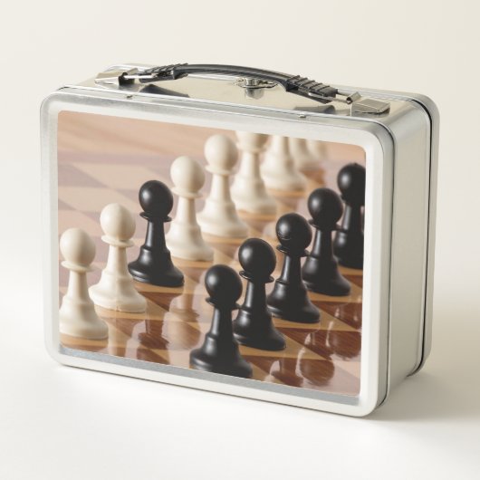 Lunch Box Pions sur le tableau d'échecs (Dos)