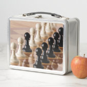 Lunch Box Pions sur le tableau d'échecs (En situation)