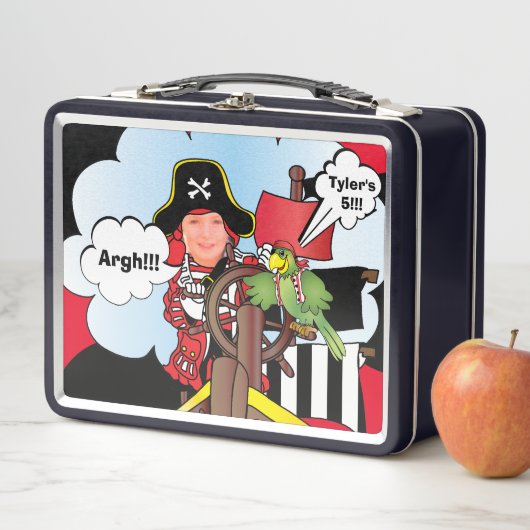 Lunch Box Pirate d'anniversaire (En situation)