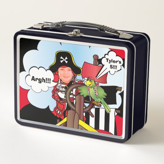 Lunch Box Pirate d'anniversaire (Devant)
