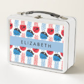 Lunch Box Pirate Jellyfish, Motif de méduses, Votre nom (Devant)