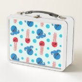 Lunch Box Pirate Octopus, Pirate Jellyfish, Sea Animaux (Devant)