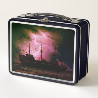 Lunch Box Pirate Ship Lunbox