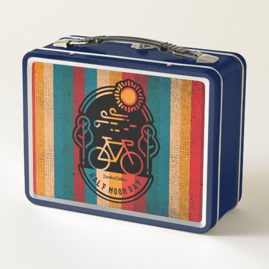 Lunch Box Piste cyclable Retro Half Moon Bay (Dos)