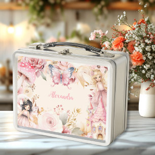 Lunch Box Pixie de jardin floral fée magique personnalisée