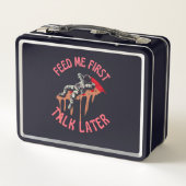 Lunch Box Pizza Astronaute Drôle  (Dos)