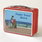 Lunch Box Plage / Boite à lunch - Personnalisation optionnel (Devant)