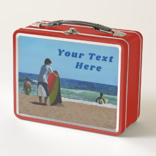Lunch Box Plage / Boite à lunch - Personnalisation optionnel