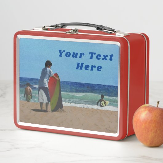 Lunch Box Plage / Boite à lunch - Personnalisation optionnel (En situation)