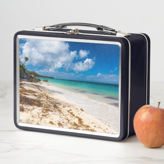 Lunch Box Plage d'Anse Canot sur Marie-Galante (En situation)