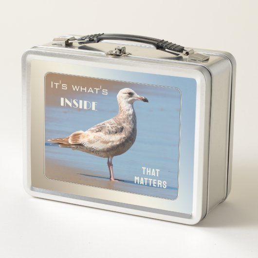 Lunch Box Plage de Cute Seagull (Devant)