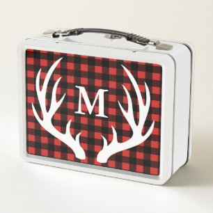 Lunch Box Plaid blanc rustique de contrôle de Buffalo