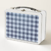 Lunch Box Plaid bleu (Devant)